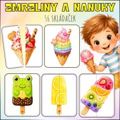 Zmrzliny a nanuky - skládačky