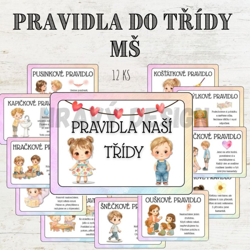 Foto: Pravidla do třídy MŠ