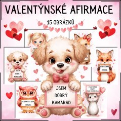 Afirmace pro děti - Valentýn - PDF