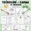 Foto: Tečkování vatovými tyčinkami na téma farma, statek, domácí zvířata 
