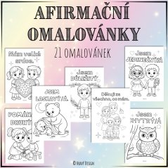 Foto: Afirmační omalovánky pro děti Foto: Afirmační omalovánky pro děti