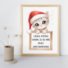 Afirmační karty - Vánoční výzdoba