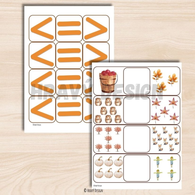 Podzimní porovnávání do 10