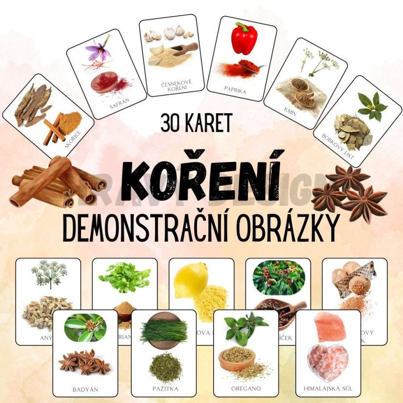 Foto: Demonstrační obrázky na téma koření - Hravý Design 