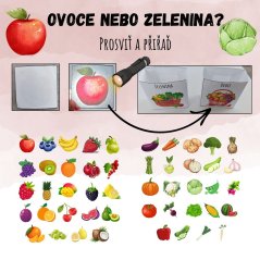 Foto: Prosvětlovací obrázky na téma ovoce a zelenina v MŠ - Hravý Design