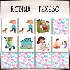 Rodina - Pexeso