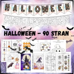 Halloween - pracovní listy a aktivity pro děti v MŠ