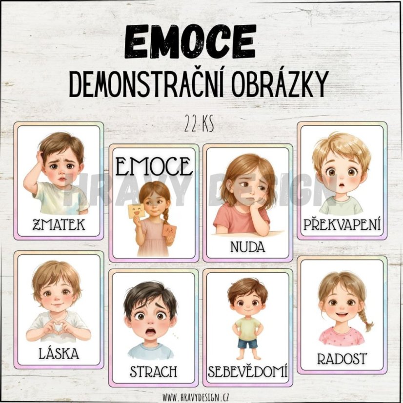 Foto: Demonstrační obrázky - Emoce