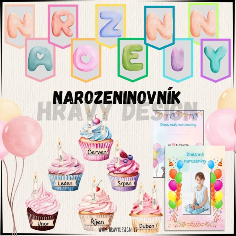 Foto: Narozeninovník - Muffiny