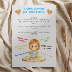 Foto: Každá skvrna má svůj příběh - Plakát do MŠ