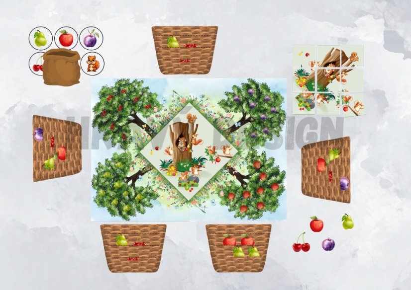 Foto: autorská hra - ovocné království - Hravý Design 