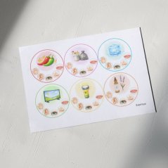 Lidské smysly - kolíčkování