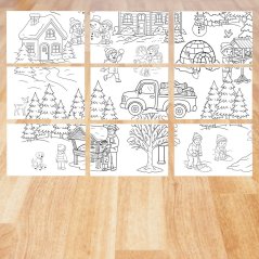 Kooperativní obraz - Leden