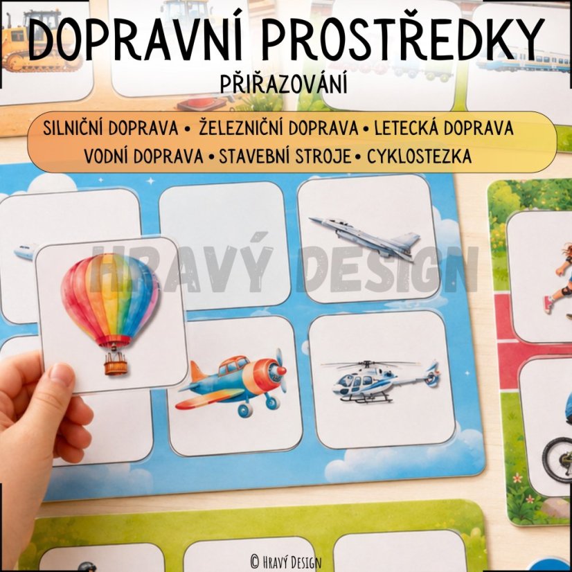 Dopravní prostředky - přiřazování