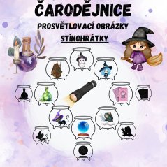 PDF - Prosvětlovací obrázky - čarodějnice MŠ