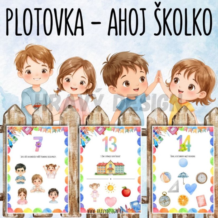 Foto:  Plotovka na začátek školního roku - Ahoj školko