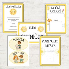 Třída sluníček - kompletní výzdoba