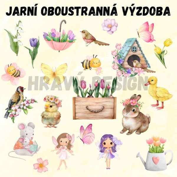 JARNÍ OBOUSTRANNÁ VÝZDOBA