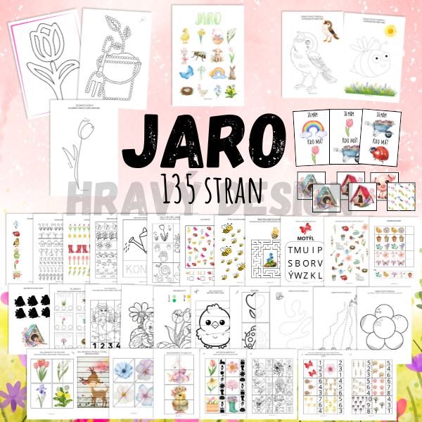 JARO - VELKÝ SOUBOR AKTIVIT
