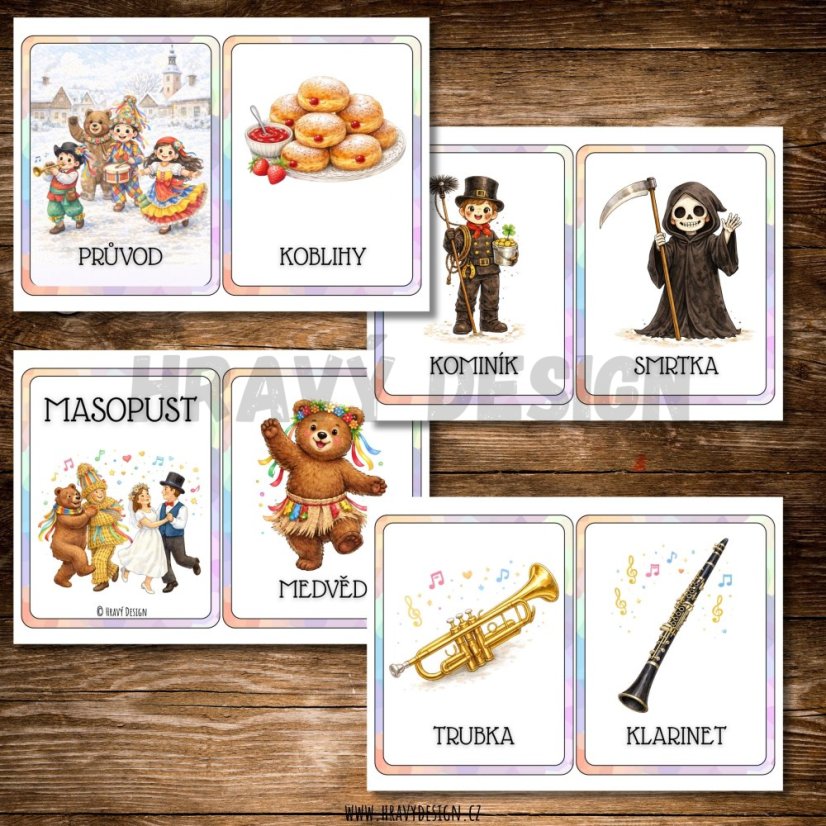 Masopust - demonstrační obrázky