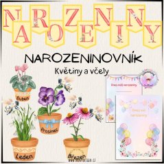 Foto: Narozeninovník - Květiny a včely Foto: Narozeninovník - Květiny a včely