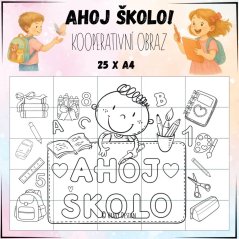 Foto: Kooperativní obraz - Ahoj školo! Foto: Kooperativní obraz - Ahoj školo!