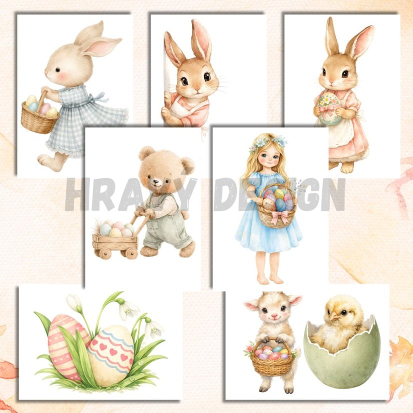 Velikonoční výzdoba - oboustranná