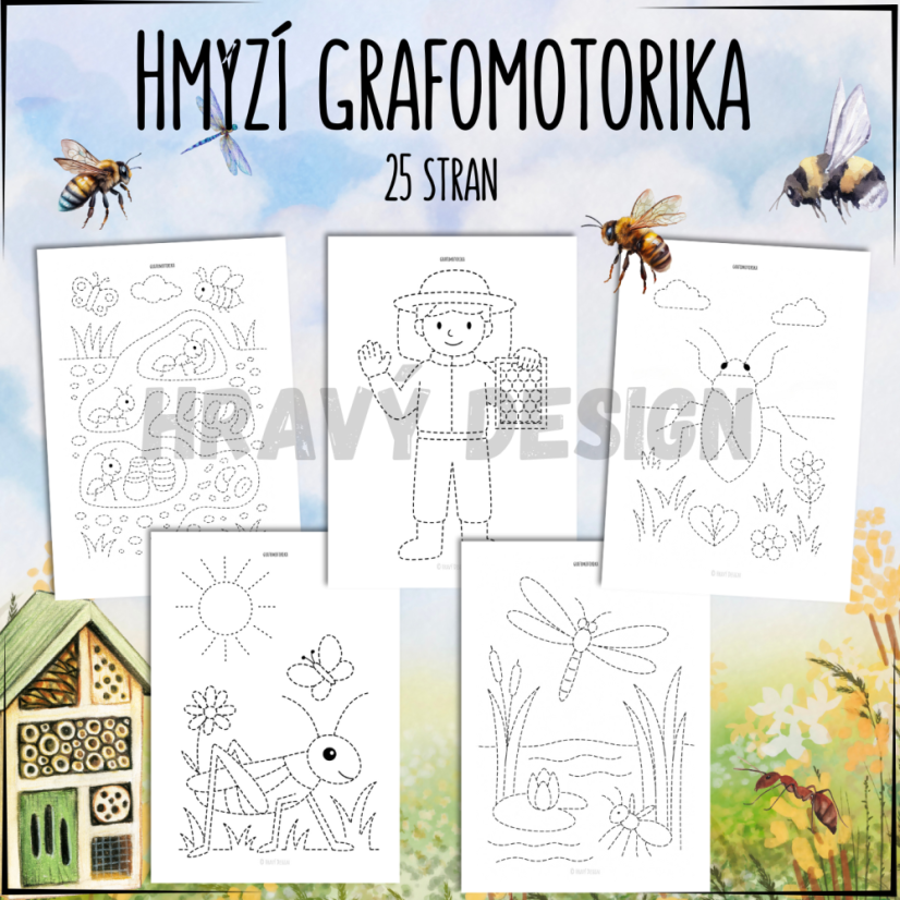 Foto: Grafomotorika - hmyz
