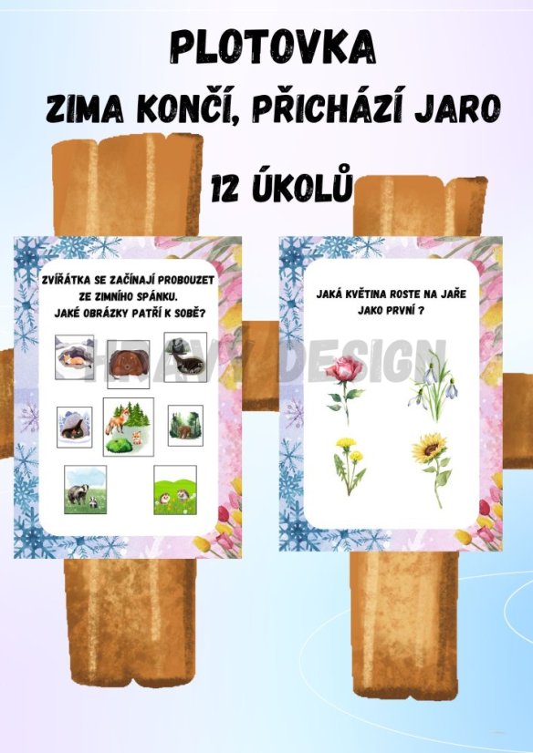 Foto: Jarní plotovka pro děti - Hravý Design 