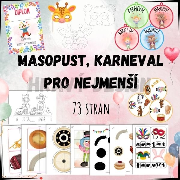 Foto: Masopust, karneval pro nejmenší děti od 2 let 