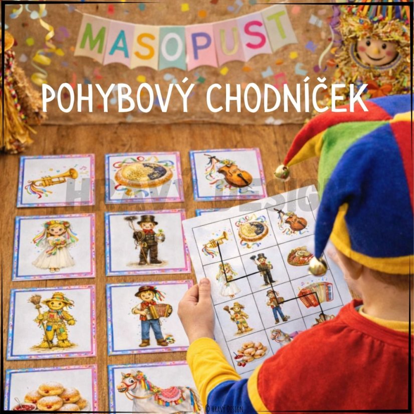 Pohybový chodníček - Masopust 