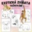 Šablony na tečkování vatovými tyčinkami na téma exotická zvířata pro děti. Šablony na tečkování vatovými tyčinkami na téma exotická zvířata pro děti.