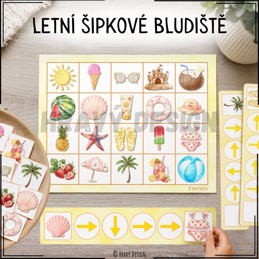 Letní šipkové bludiště
