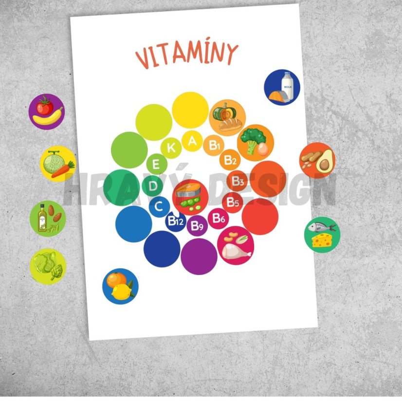 Foto: Vitamíny - výukové materiály pro MŠ
