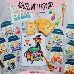 Foto: Kouzelné lektvary - Čarodějnice Foto: Kouzelné lektvary - Čarodějnice