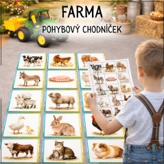 Farma - pohybový chodníček 