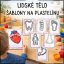 Lidské tělo - šablony na plastelínu 