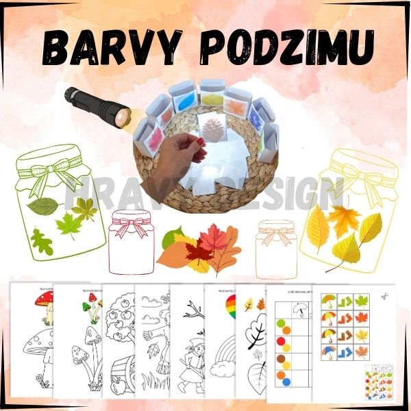 Barvy podzimu - soubor aktivit pro děti v MŠ