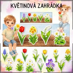 Jarní zahrádka - PDF pro děti 