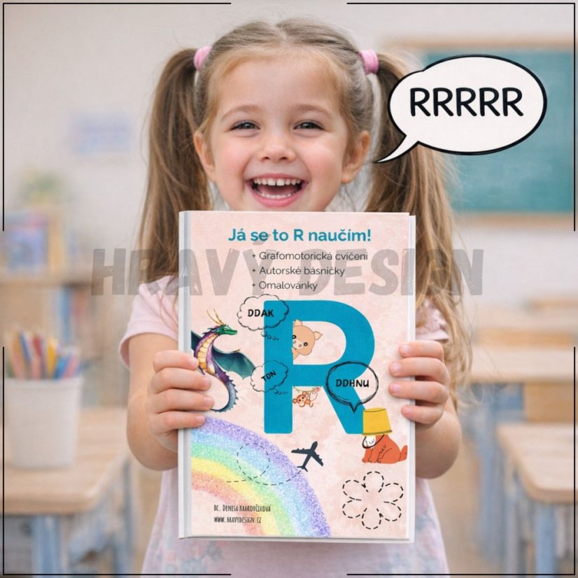 Logopedie - Učíme se písmeno R - grafomotorika 
