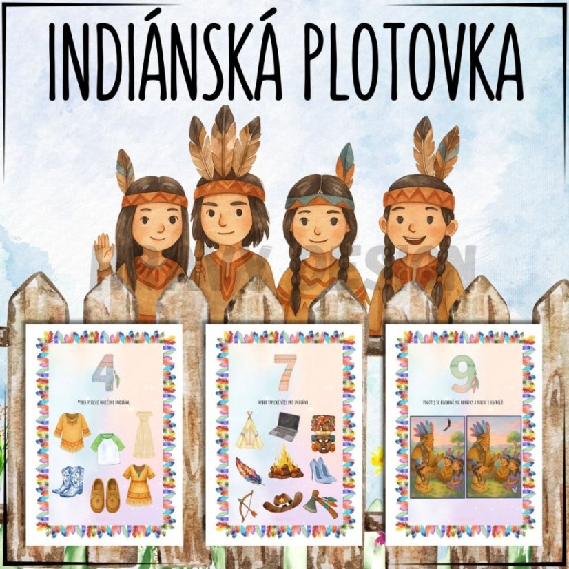 Foto: Indiánská plotovka - Hravý Design 
