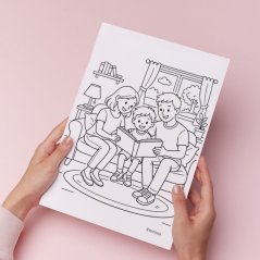 Rodina - Omalovánky