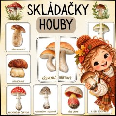 Skládačky – Houby