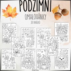 Foto: Podzimní omalovánky Foto: Podzimní omalovánky