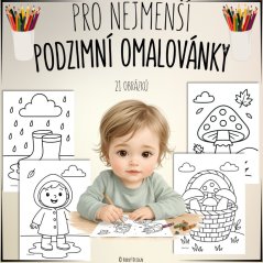 Podzimní omalovánky pro nejmenší