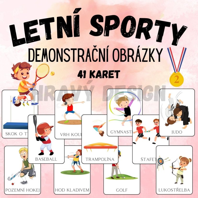 Foto: Demonstrační obrázky na téma - Letní sporty 