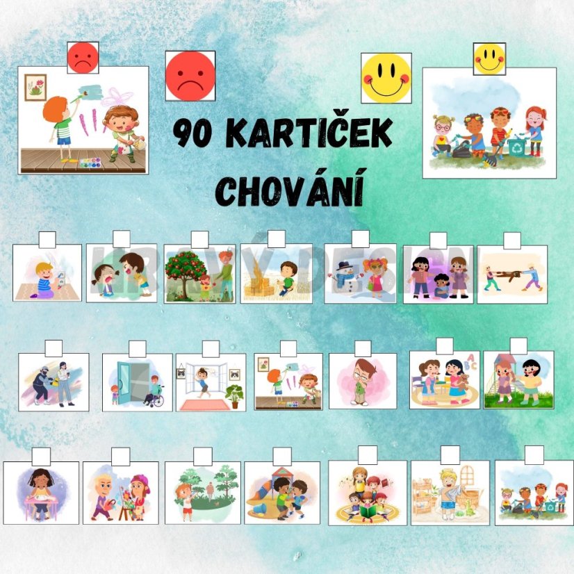 Foto: Správné a špatné chování – Kartičky pro MŠ a ZŠ