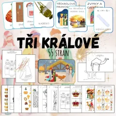 Tři králové - soubor pracovních listů a aktivit pro děti 