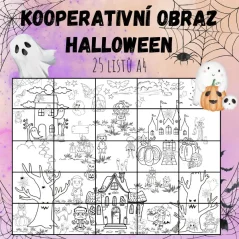Kooperativní obraz - Halloween 