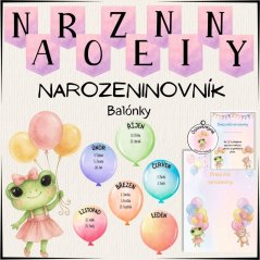 Narozeninovník - Balónky